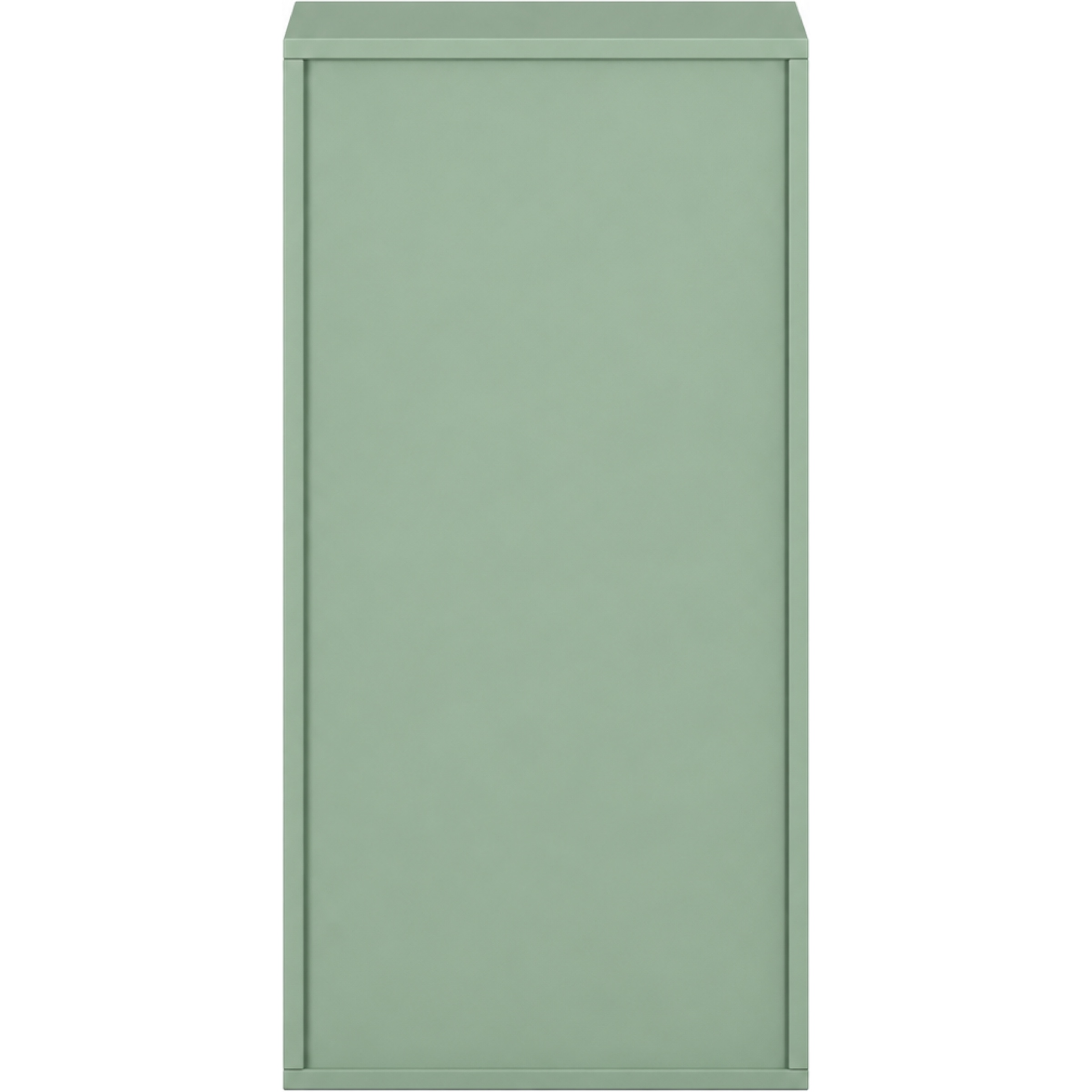 Pureo Schappenkast open decor B 50 x H 100 x D 42 cm in mint – aanzicht 3