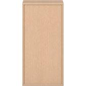 Pureo Schappenkast open decor B 50 x H 100 x D 42 cm in beuken – aanzicht 3
