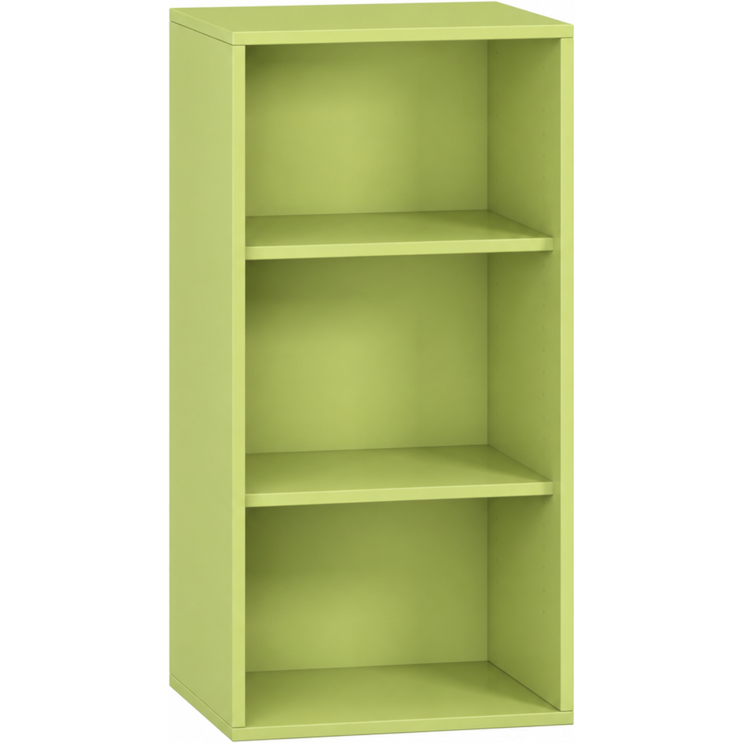 Pureo Schappenkast open decor B 50 x H 100 x D 42 cm in lindegroen