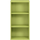 Pureo Schappenkast open decor B 50 x H 100 x D 42 cm in lindegroen – aanzicht 2