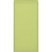 Pureo Schappenkast open decor B 50 x H 100 x D 42 cm in lindegroen – aanzicht 3