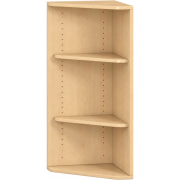 Pureo Hoekkast decor B 50 x H 100 x D 50 cm in ahorn