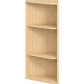 Pureo Hoekkast decor B 50 x H 100 x D 50 cm in ahorn – aanzicht 2