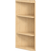 Pureo Hoekkast decor B 50 x H 100 x D 50 cm in ahorn – aanzicht 2