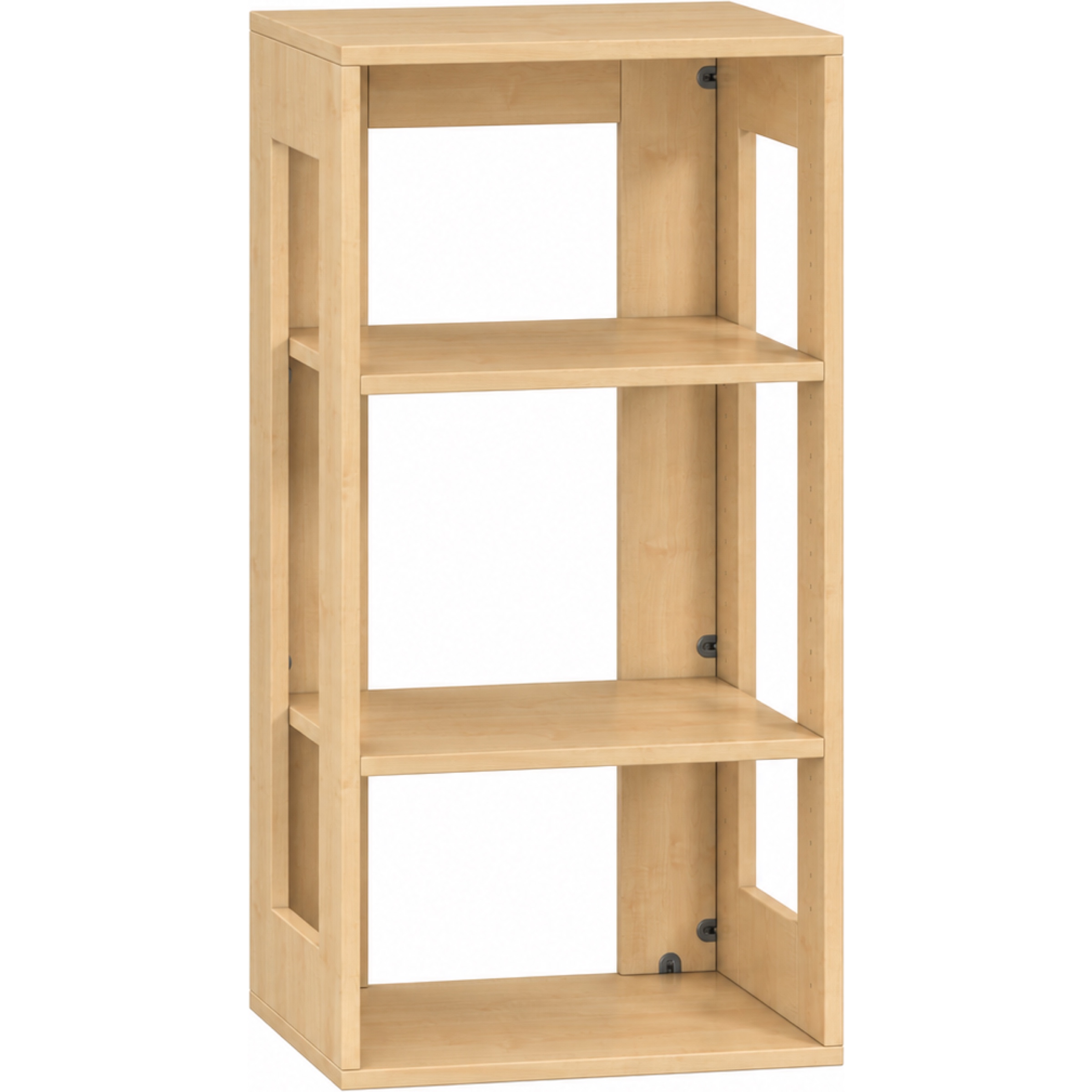 Pureo Kast open decor B 50 x H 100 x D 42 cm in ahorn