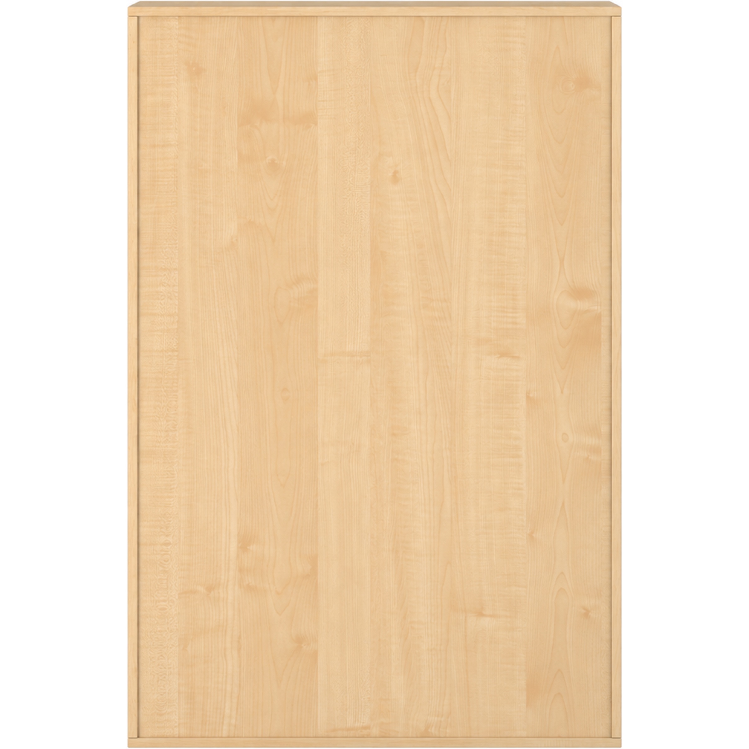 Pureo Schappenkast open decor B 100 x H 150 x D 42 cm in ahorn – aanzicht 3