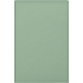 Pureo Schappenkast open decor B 100 x H 150 x D 42 cm in mint – aanzicht 3