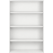 Pureo Schappenkast open decor B 100 x H 150 x D 42 cm in wit – aanzicht 2