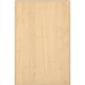 Pureo Kast met dubbele deur decor B 100 x H 150 x D 42 cm in ahorn – aanzicht 4