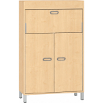 Pureo Kast met werkplek op stahoogte decor B 100 x D 42 x H 150 cm