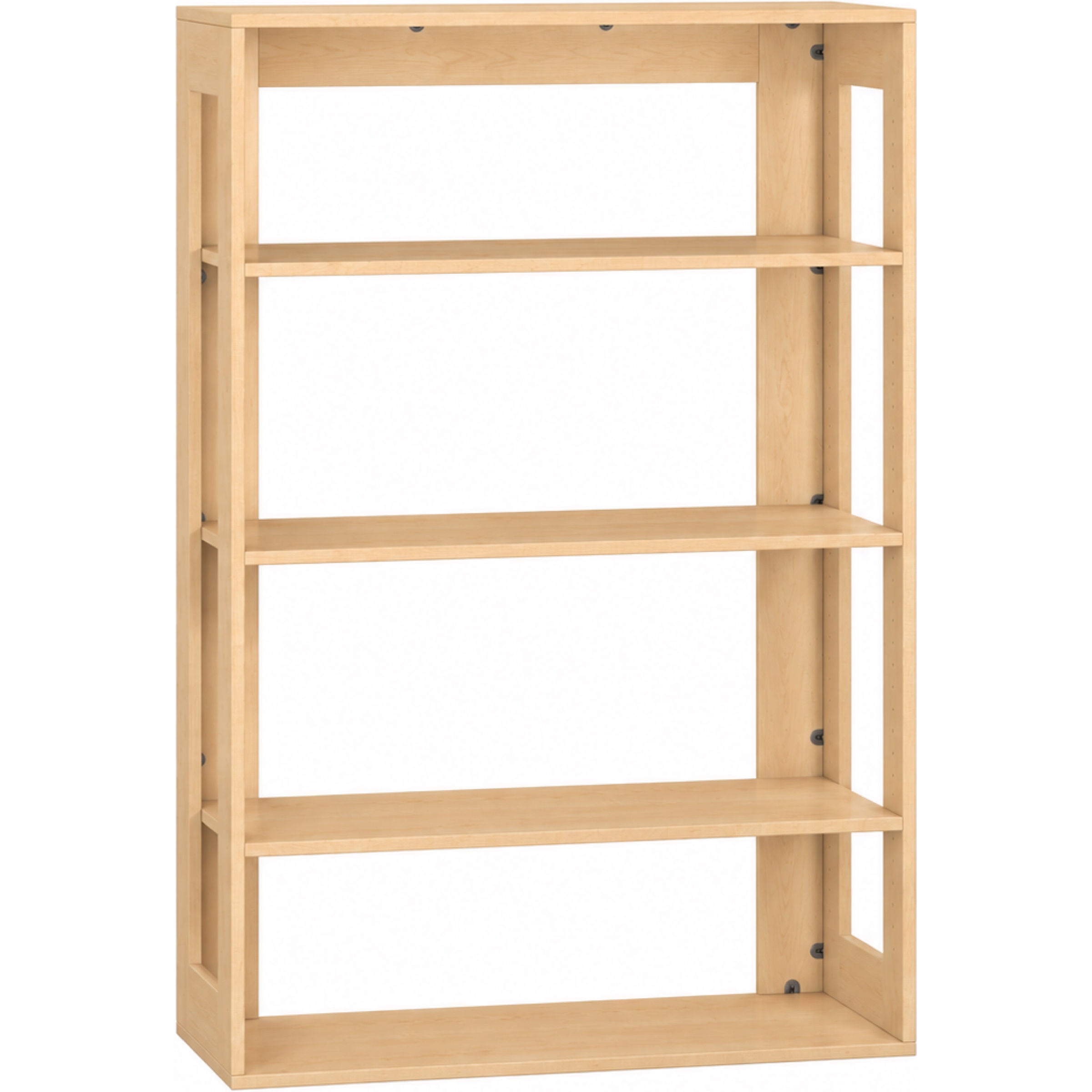 Pureo Kast open decor B 100 x H 150 x D 42 cm in ahorn