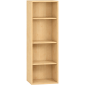 Pureo Schappenkast open decor B 50 x H 150 x D 42 cm in ahorn