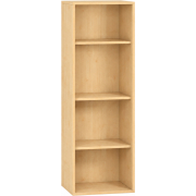 Pureo Schappenkast open decor B 50 x H 150 x D 42 cm in ahorn