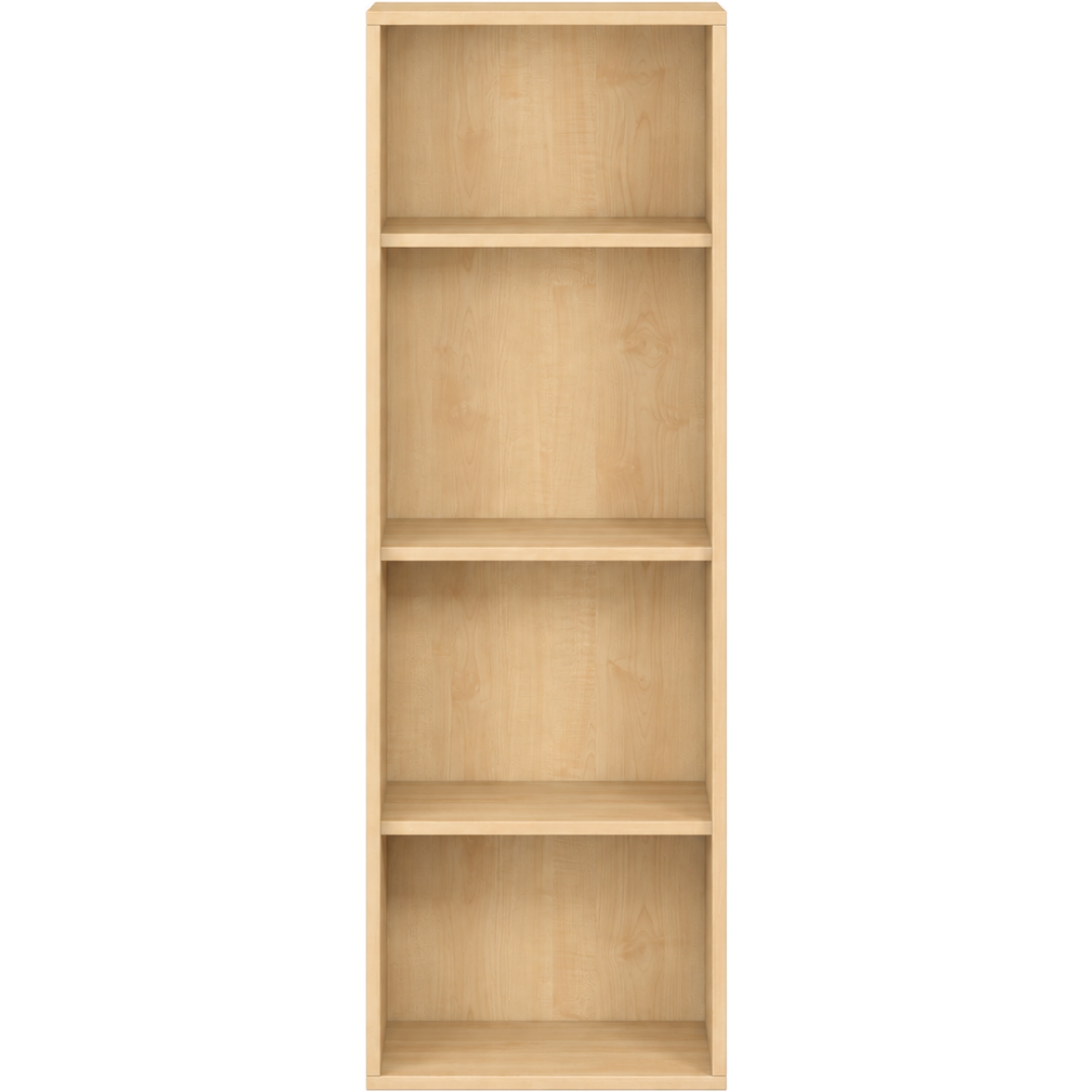 Pureo Schappenkast open decor B 50 x H 150 x D 42 cm in ahorn – aanzicht 2