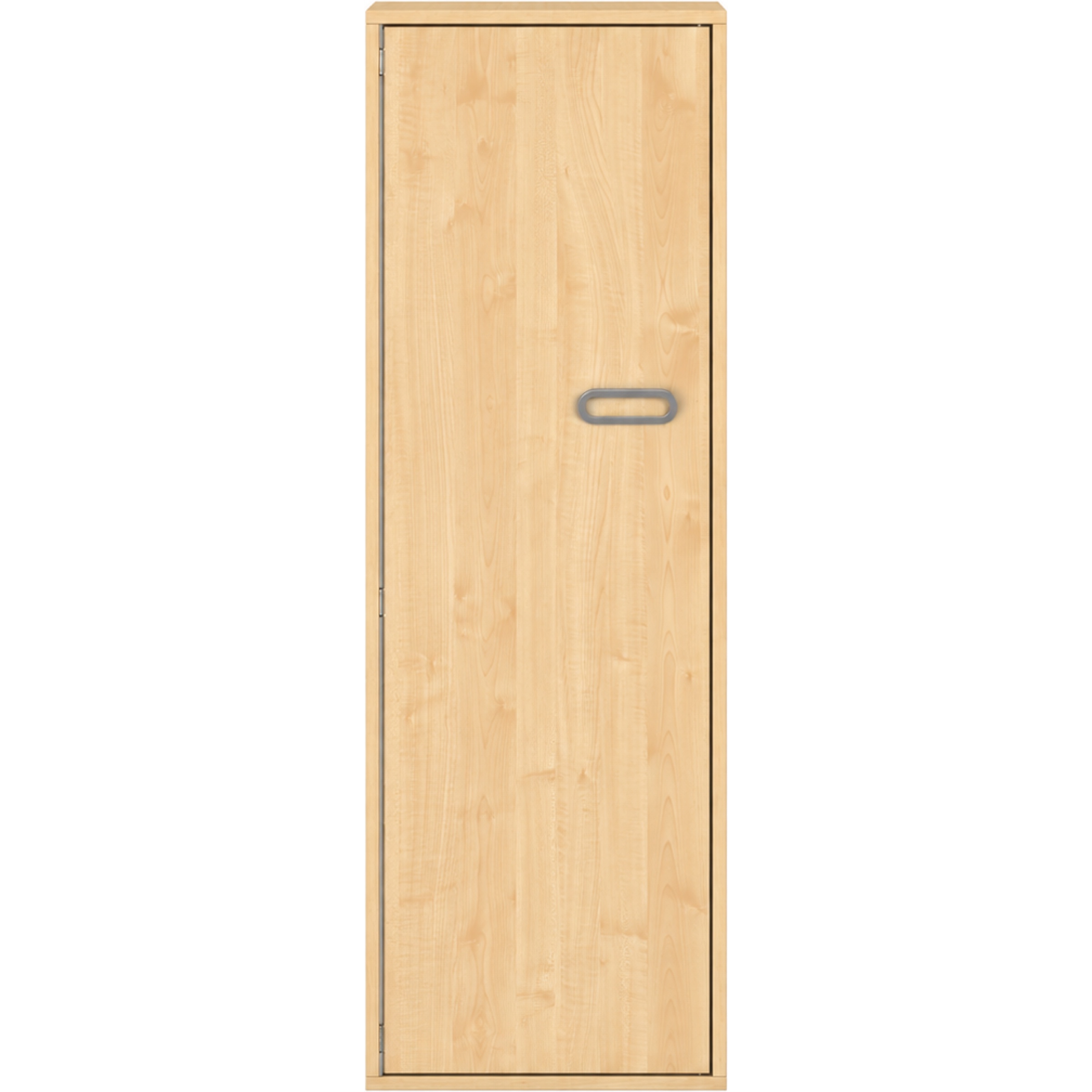 Pureo Kast met deur decor B 50 x H 150 x D 42 cm in ahorn – aanzicht 2