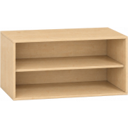 Pureo Schappenkast open decor B 100 x H 50 x D 60 cm in ahorn