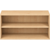 Pureo Schappenkast open decor B 100 x H 50 x D 60 cm in ahorn – aanzicht 2