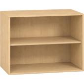 Pureo Schappenkast open decor B 100 x H 75 x D 60 cm in ahorn