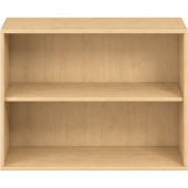 Pureo Schappenkast open decor B 100 x H 75 x D 60 cm in ahorn – aanzicht 2