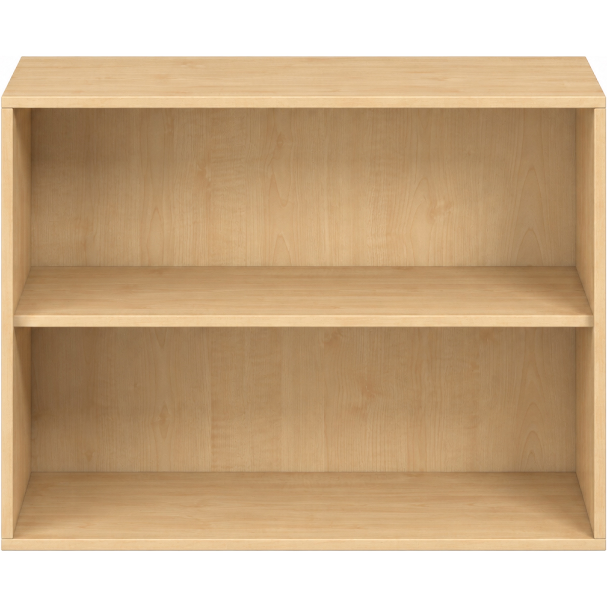 Pureo Schappenkast open decor B 100 x H 75 x D 60 cm in ahorn – aanzicht 2