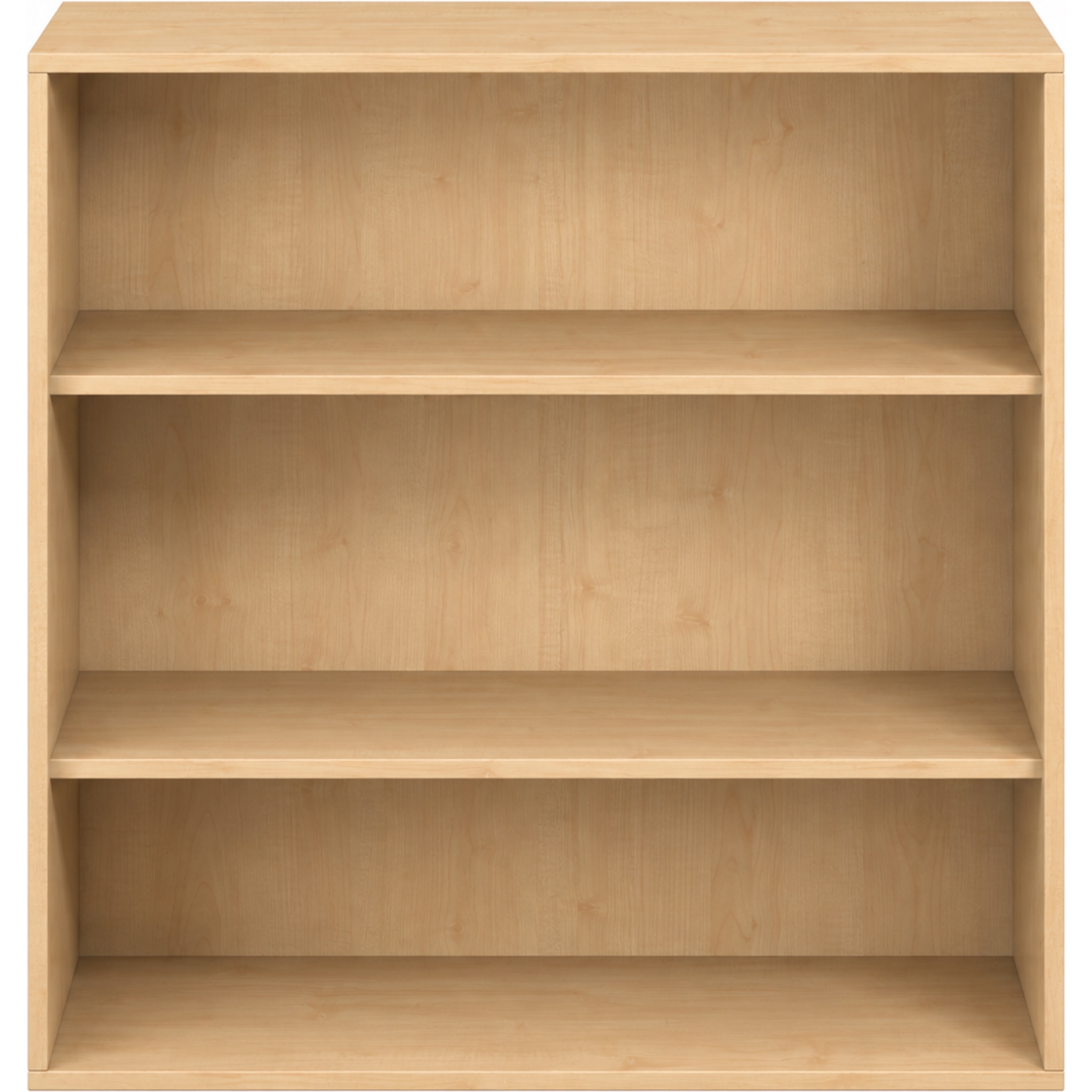 Pureo Schappenkast open decor B 100 x H 100 x D 60 cm in ahorn – aanzicht 2