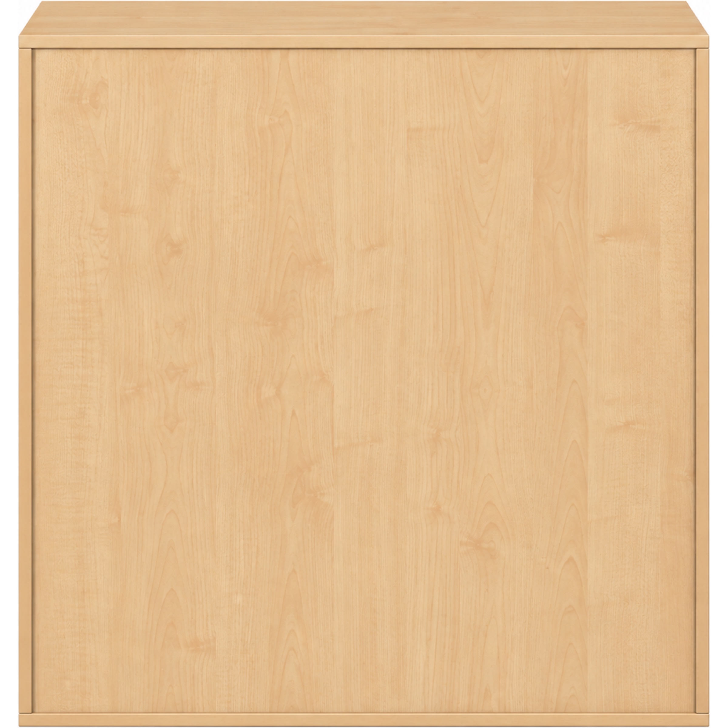 Pureo Schappenkast open decor B 100 x H 100 x D 60 cm in ahorn – aanzicht 3