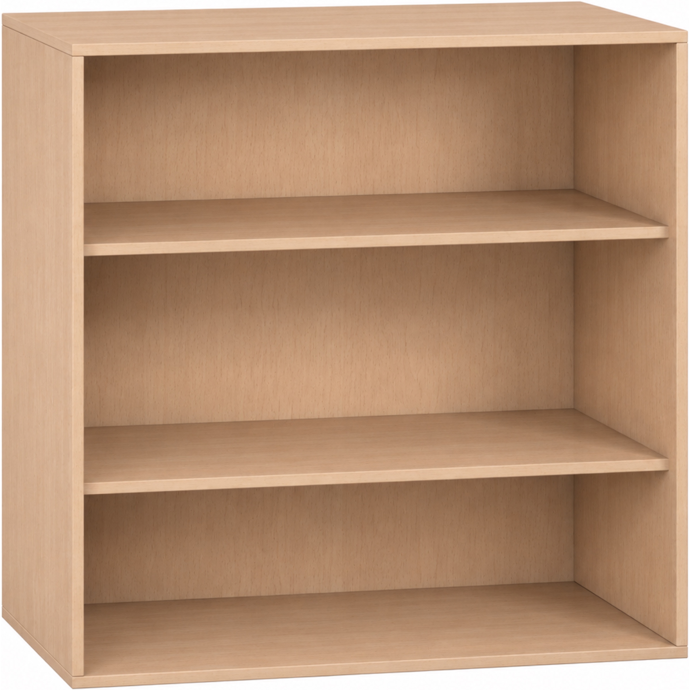 Pureo Schappenkast open decor B 100 x H 100 x D 60 cm in beuken