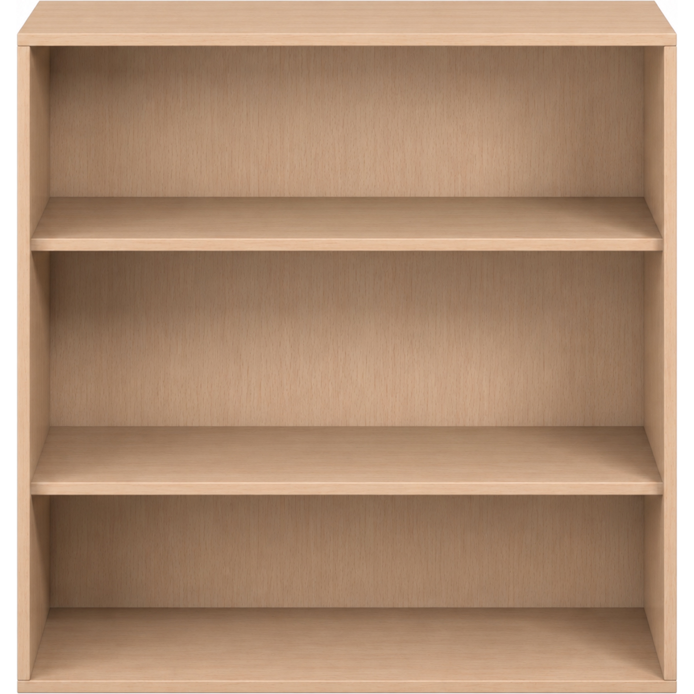 Pureo Schappenkast open decor B 100 x H 100 x D 60 cm in beuken – aanzicht 2