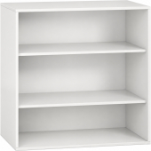 Pureo Schappenkast open decor B 100 x H 100 x D 60 cm in wit