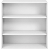 Pureo Schappenkast open decor B 100 x H 100 x D 60 cm in wit – aanzicht 2