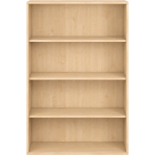 Pureo Schappenkast open decor B 100 x H 150 x D 60 cm in ahorn – aanzicht 2