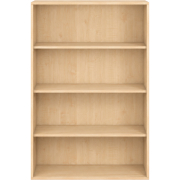 Pureo Schappenkast open decor B 100 x H 150 x D 60 cm in ahorn – aanzicht 2