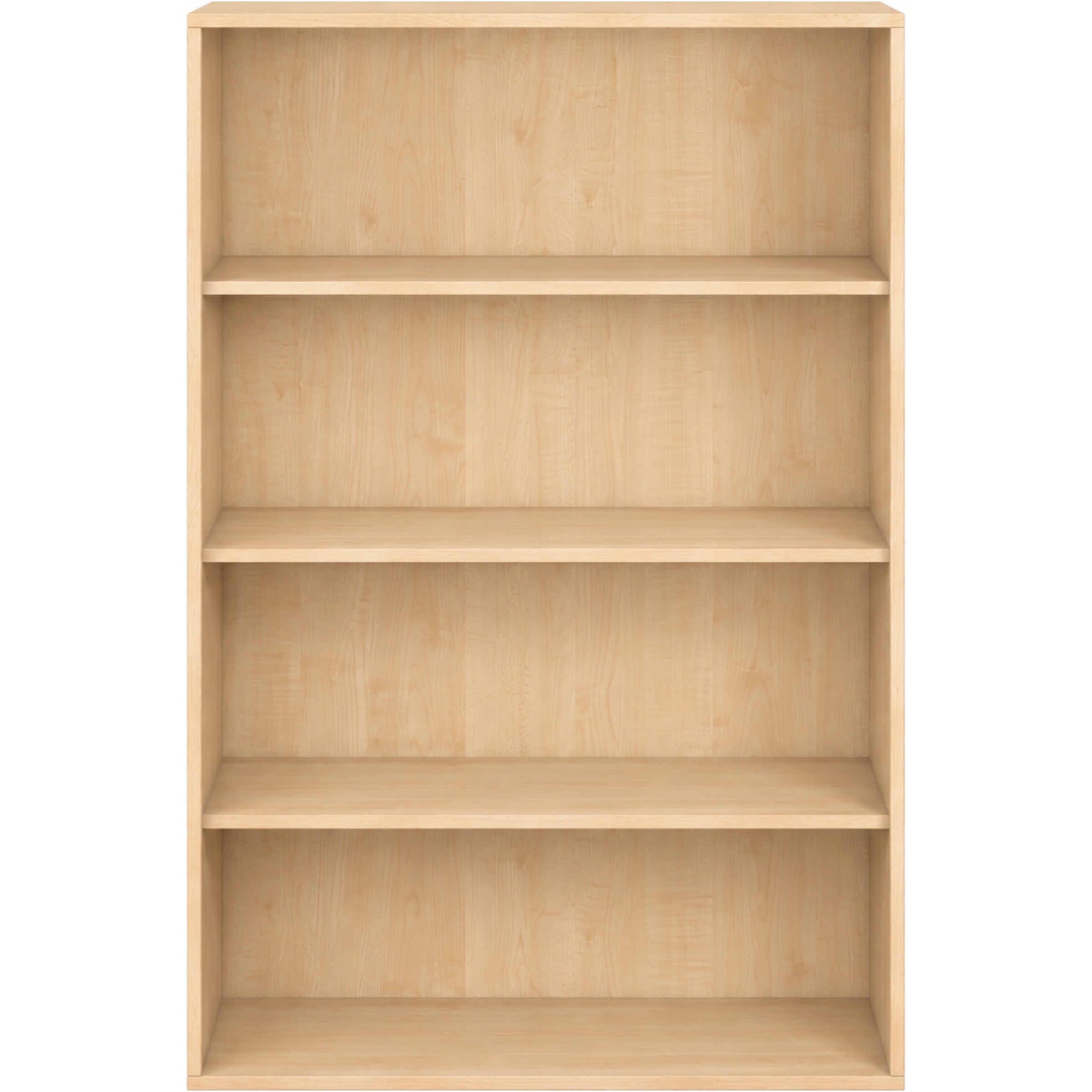 Pureo Schappenkast open decor B 100 x H 150 x D 60 cm in ahorn – aanzicht 2