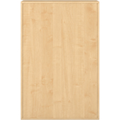 Pureo Schappenkast open decor B 100 x H 150 x D 60 cm in ahorn – aanzicht 3
