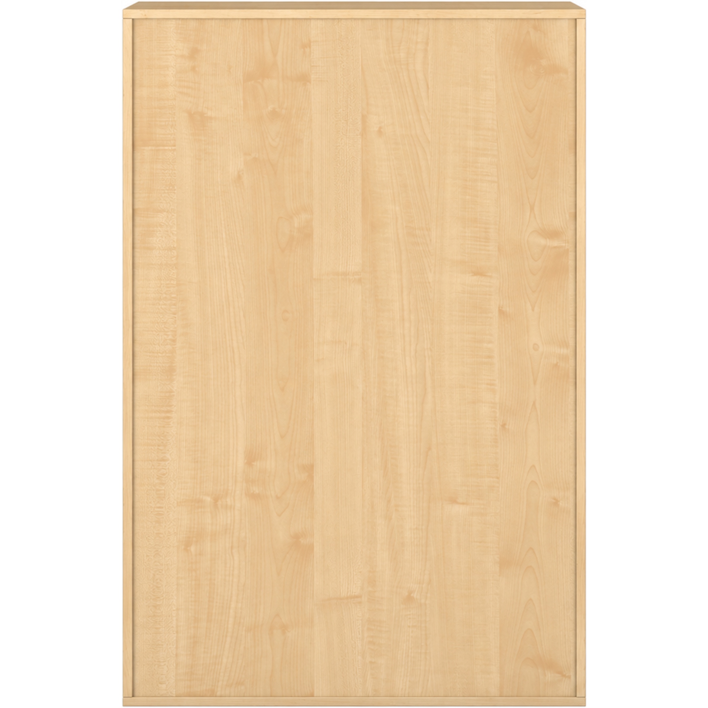 Pureo Schappenkast open decor B 100 x H 150 x D 60 cm in ahorn – aanzicht 3
