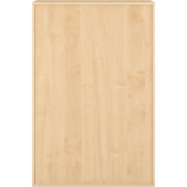 Pureo Muziekkast met 2 rolbodems decor B 100 x H 150 x D 60 cm in ahorn – aanzicht 4