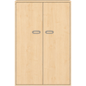 Pureo Gymnastiek kast decor B 100 x H 150 x D 60 cm in ahorn – aanzicht 2