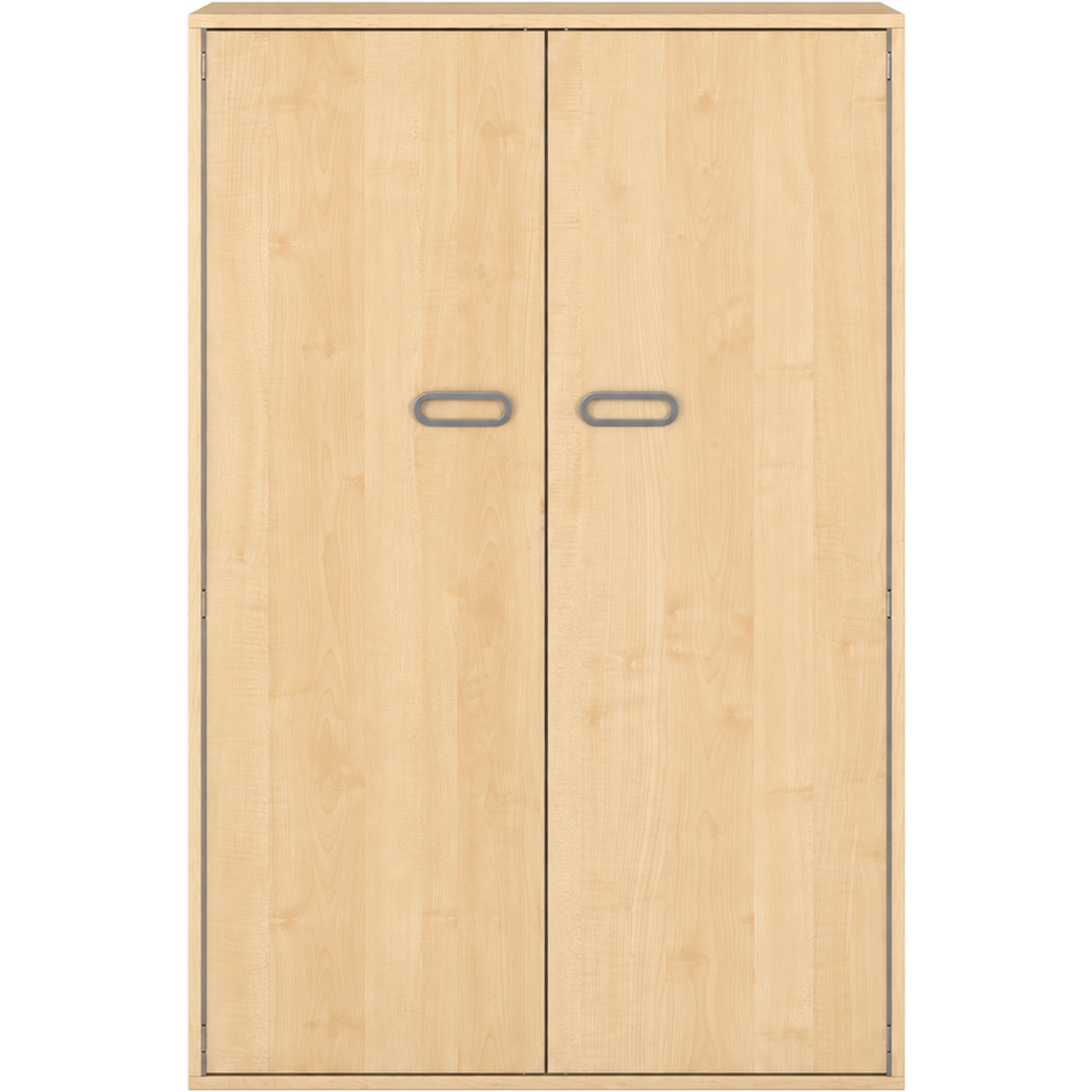 Pureo Puzzelkast decor B 100 x H 150 x D 60 cm in ahorn – aanzicht 2