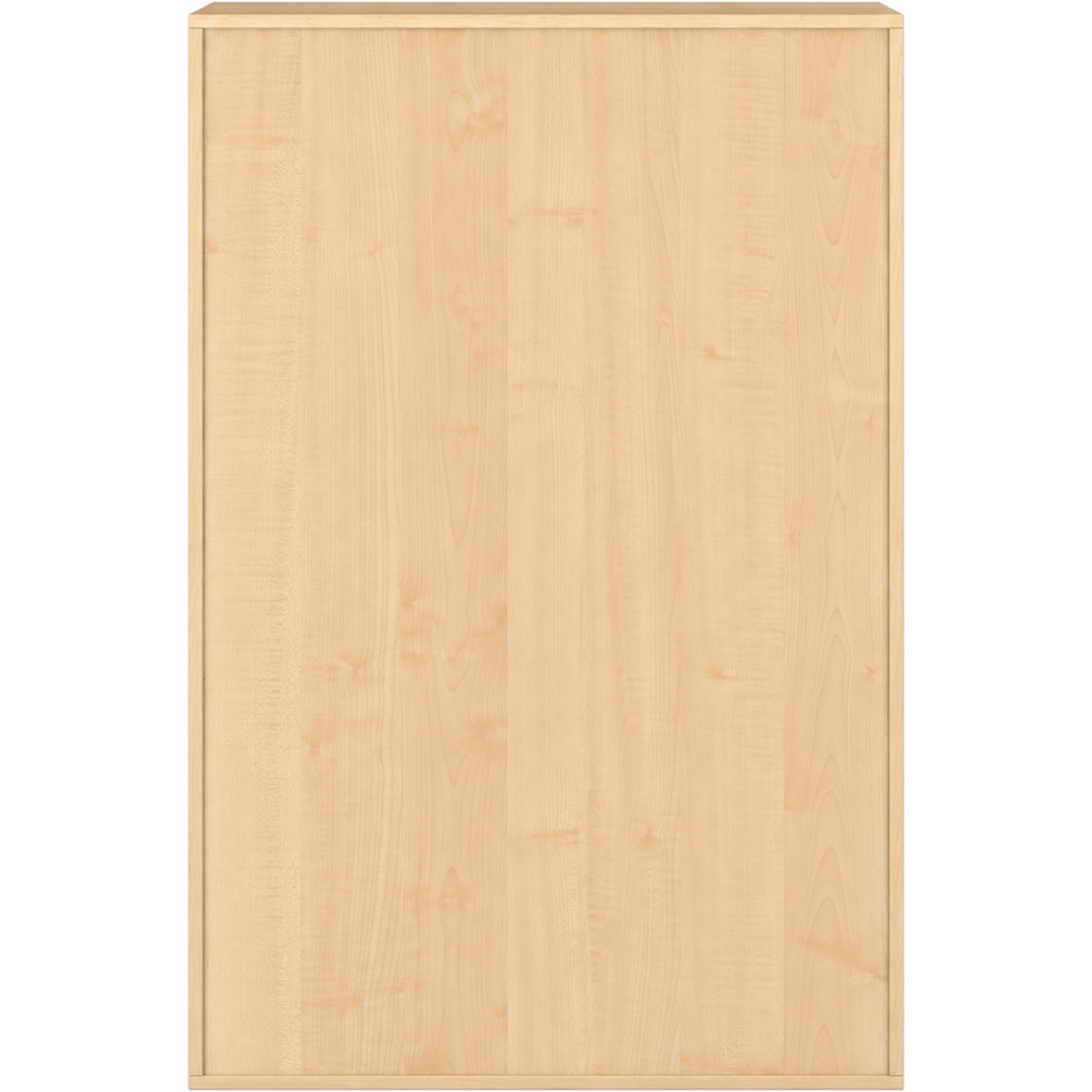 Pureo Puzzelkast decor B 100 x H 150 x D 60 cm in ahorn – aanzicht 4