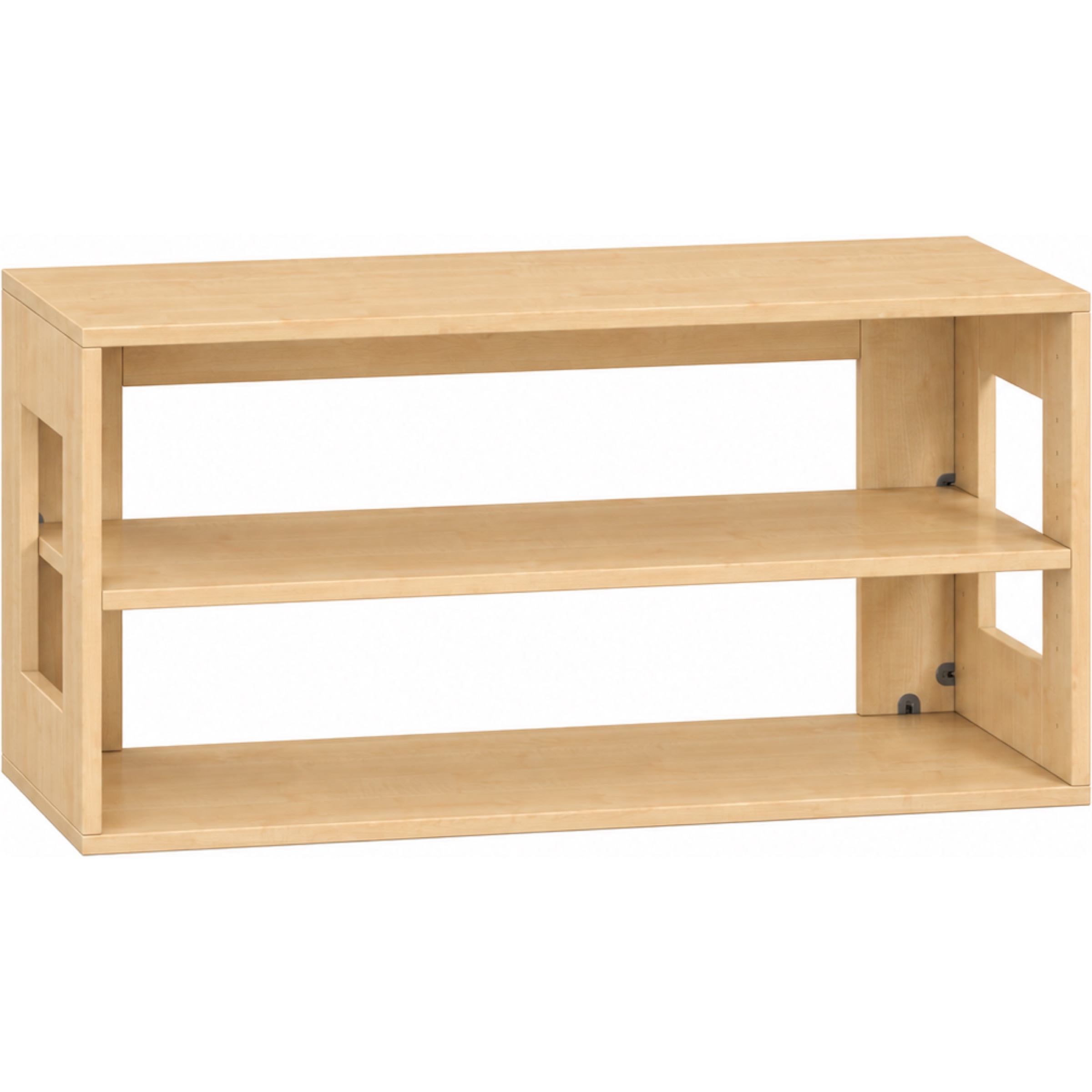 Pureo Kast open decor B 100 x H 50 x D 42 cm in ahorn