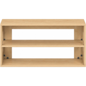 Pureo Kast open decor B 100 x H 50 x D 42 cm in ahorn – aanzicht 2