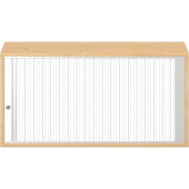 Pureo Opbergkast decor B 100 x H 50 x D 42 cm in ahorn – aanzicht 2