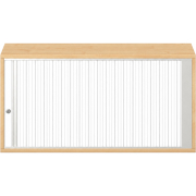 Pureo Opbergkast decor B 100 x H 50 x D 42 cm in ahorn – aanzicht 2