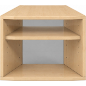 Pureo Kast 30° open decor B 49,9 x H 37,5 x D 42,7 cm in ahorn – aanzicht 2