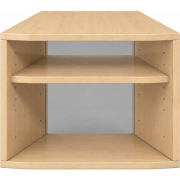 Pureo Kast 30° open decor B 49,9 x H 37,5 x D 42,7 cm in ahorn – aanzicht 2