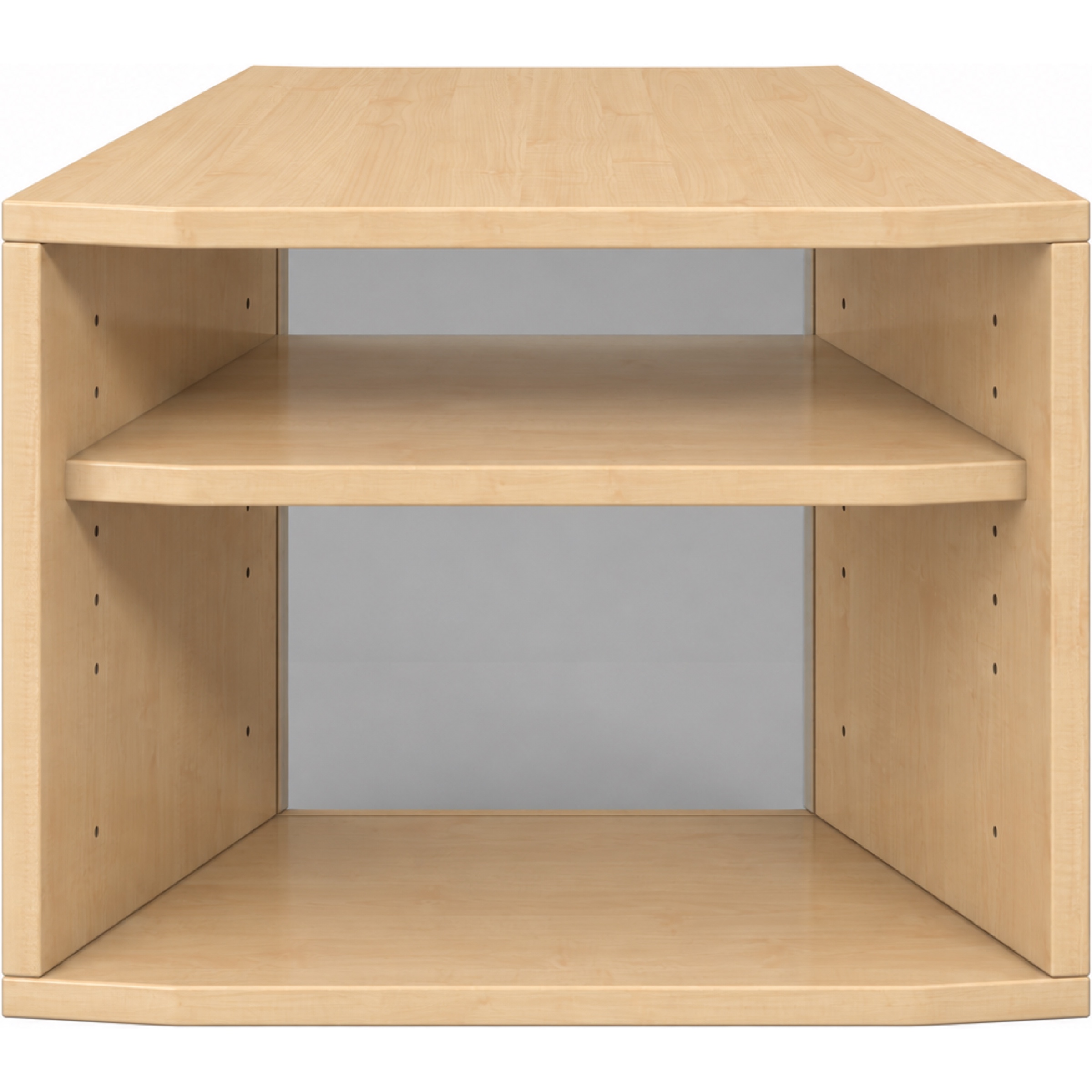 Pureo Kast 30° open decor B 49,9 x H 37,5 x D 42,7 cm in ahorn – aanzicht 2
