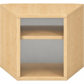 Pureo Kast 30° open decor B 49,9 x H 37,5 x D 42,7 cm in ahorn – aanzicht 3