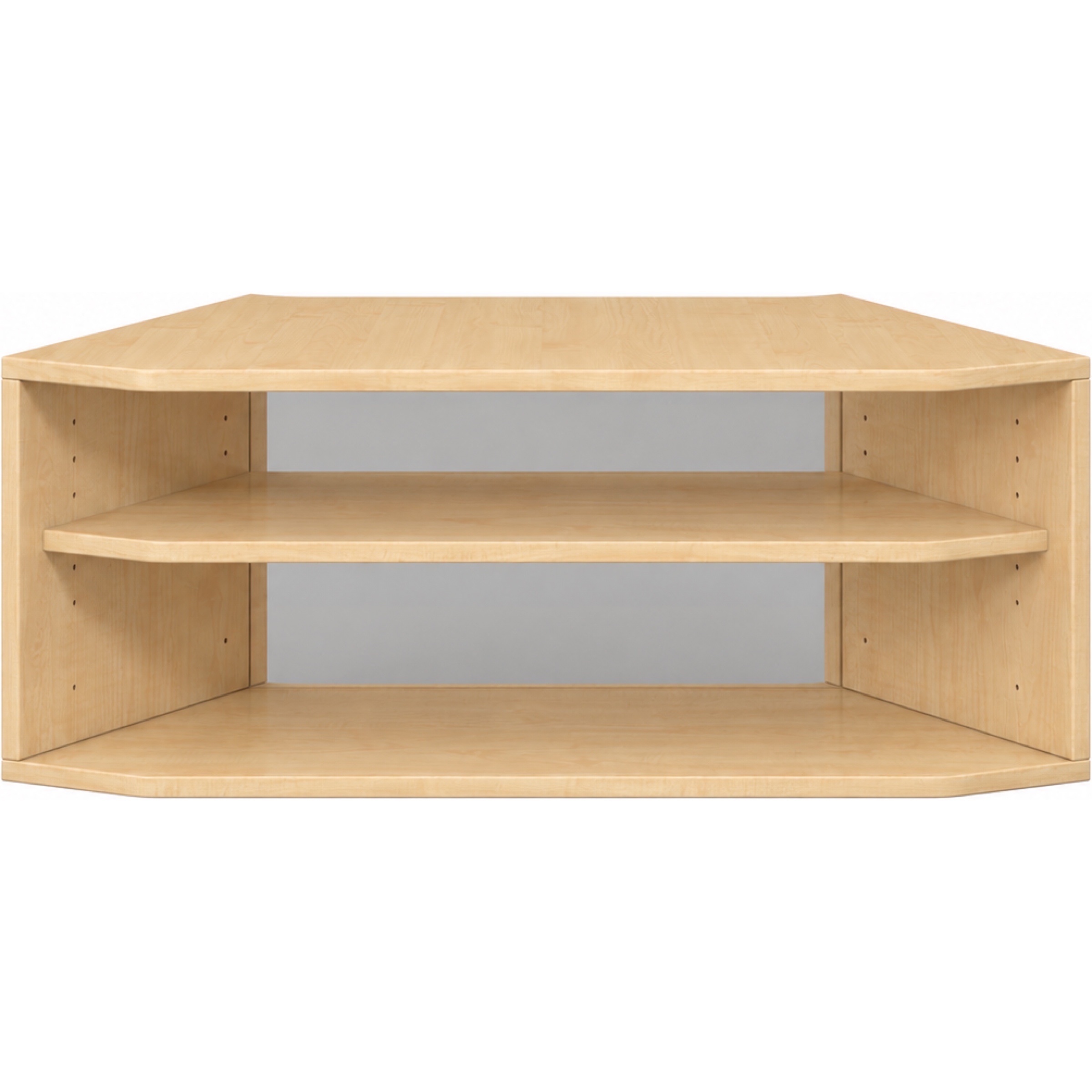 Pureo Kast 60° open decor B 96,4 x H 37,5 x D 43,7 cm in ahorn – aanzicht 2