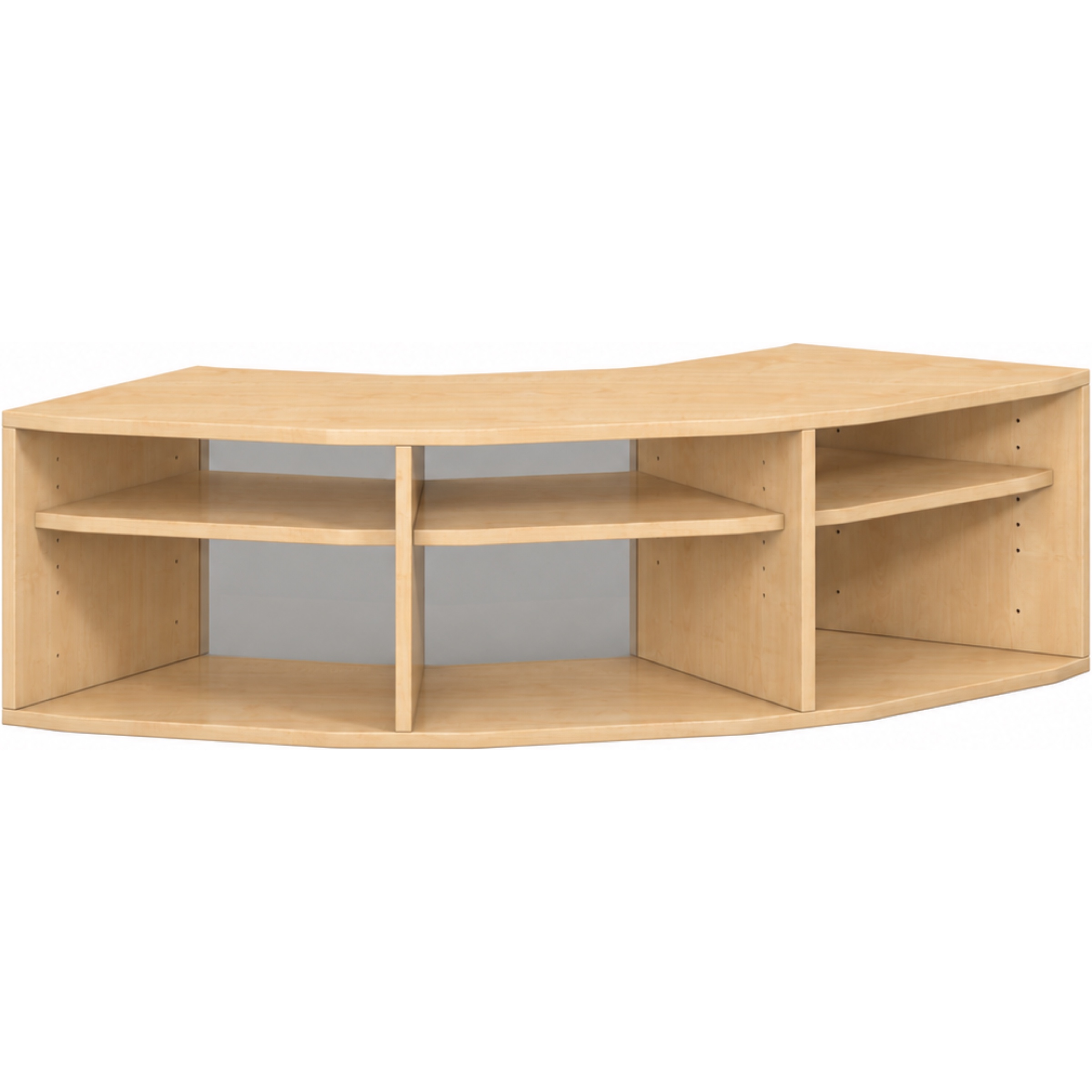 Pureo Kast 90° open decor B 136,4 x H 37,5 x D 57,1 cm in ahorn
