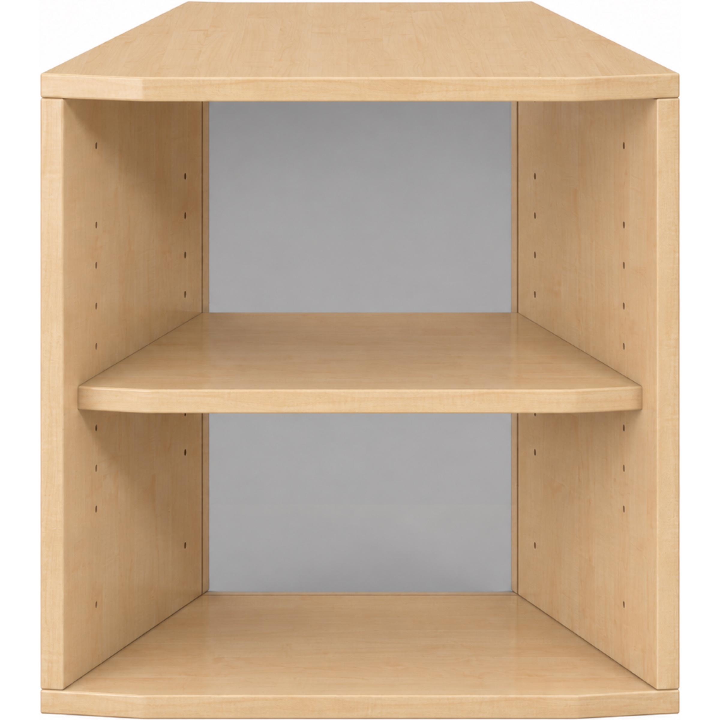 Pureo Kast 30° open decor B 49,9 x H 50 x D 42,7 cm in ahorn – aanzicht 2